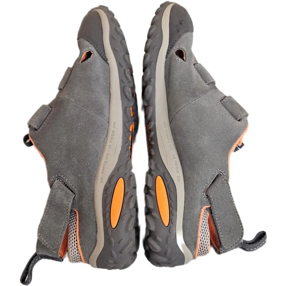 Merrell Iggy Web Kids Dark Grey Orange Hiking Water Sandals J35065 Size 4 US